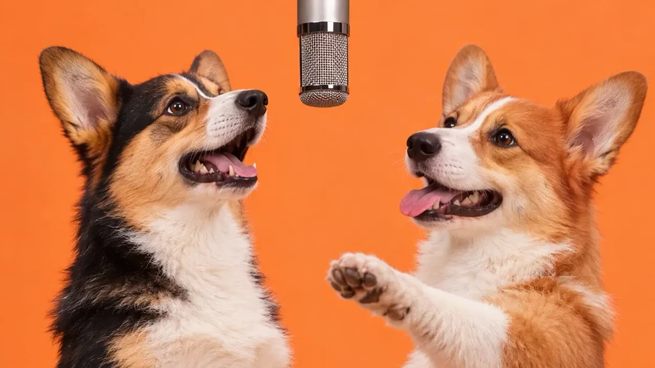 Orange Corgi Duo video preview poster